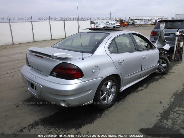 1G2NG52EX4M513119 - 2004 PONTIAC GRAND AM SE2 SILVER photo 4