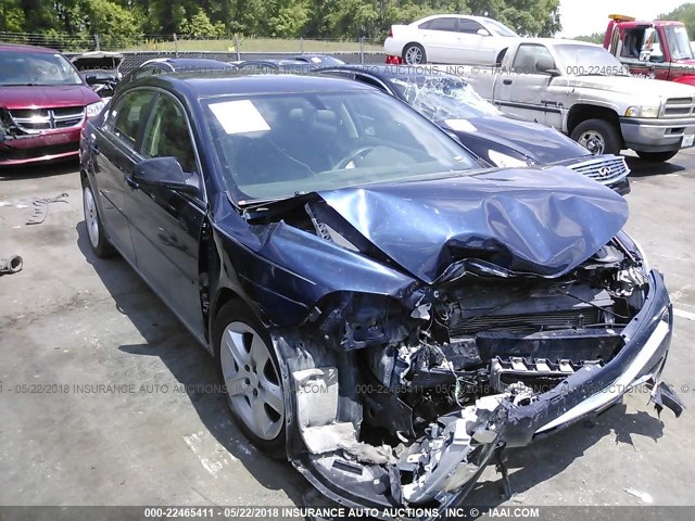 1G1ZC5E05AF131534 - 2010 CHEVROLET MALIBU 1LT 蓝色 照片 1