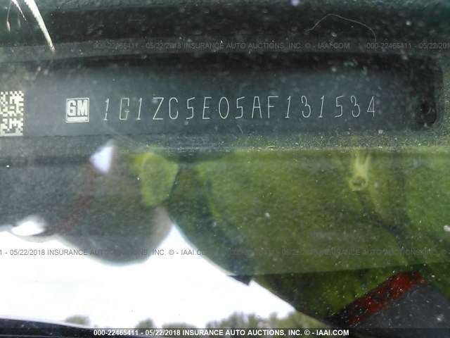 1G1ZC5E05AF131534 - 2010 CHEVROLET MALIBU 1LT 蓝色 照片 9