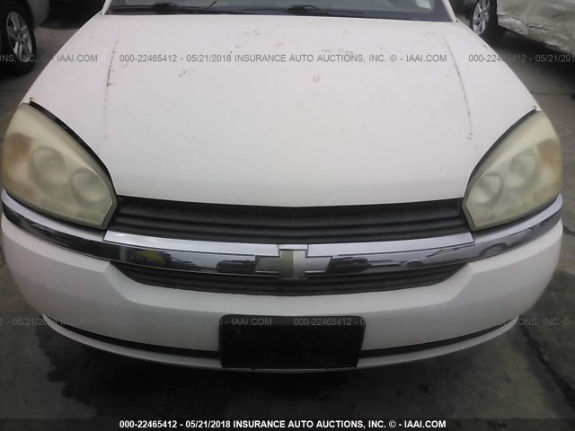 1G1ZT54865F156035 - 2005 CHEVROLET MALIBU LS თეთრი ფოტო 6