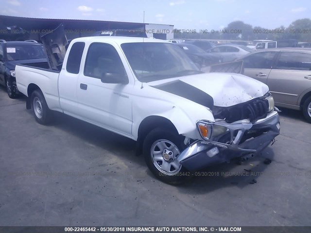 5TEVL52N72Z054689 - 2002 TOYOTA TACOMA XTRACAB WHITE photo 1