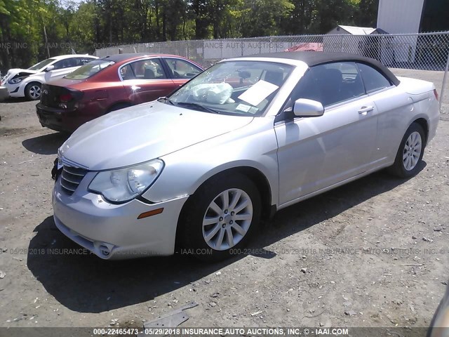 1C3BC5ED9AN159875 - 2010 CHRYSLER SEBRING TOURING SILVER photo 2