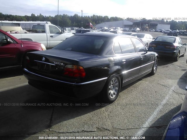 WBAGH8348YDP15176 - 2000 BMW 740 IL BLACK photo 4