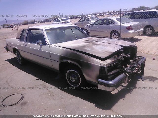 1G4BP37Y2FX471953 - 1985 BUICK LESABRE LIMITED WHITE photo 1