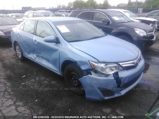 4T4BF1FKXCR256165 - 2012 TOYOTA CAMRY SE/LE/XLE 蓝色 照片 1