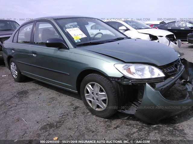 2HGES16304H586855 - 2004 HONDA CIVIC DX VP GREEN photo 1