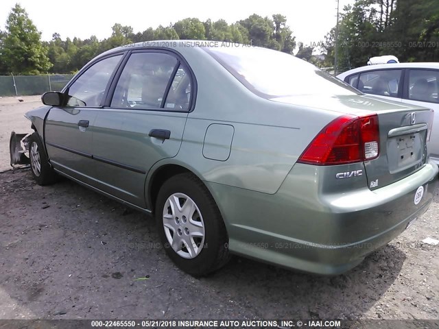 2HGES16304H586855 - 2004 HONDA CIVIC DX VP GREEN photo 3