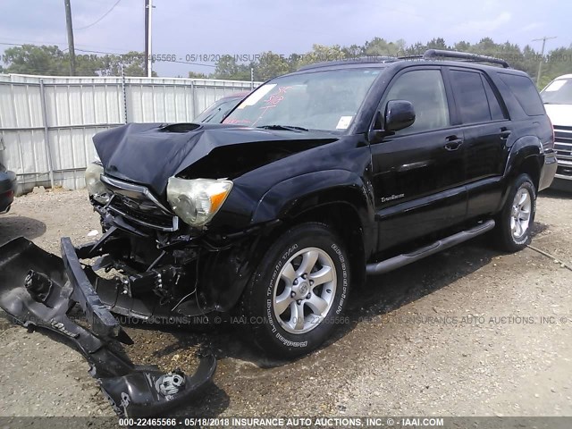 JTEZU14R668047467 - 2006 TOYOTA 4RUNNER SR5/SPORT BLACK photo 2