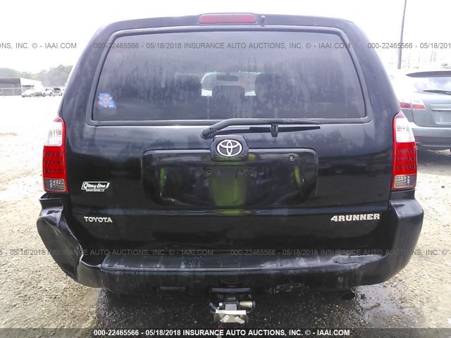 JTEZU14R668047467 - 2006 TOYOTA 4RUNNER SR5/SPORT BLACK photo 8