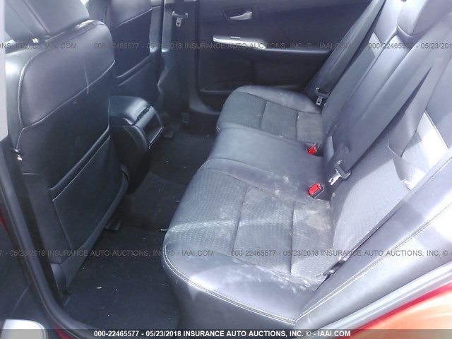 4T1BF1FK0DU655114 - 2013 TOYOTA CAMRY L/SE/LE/XLE წითელი ფოტო 8