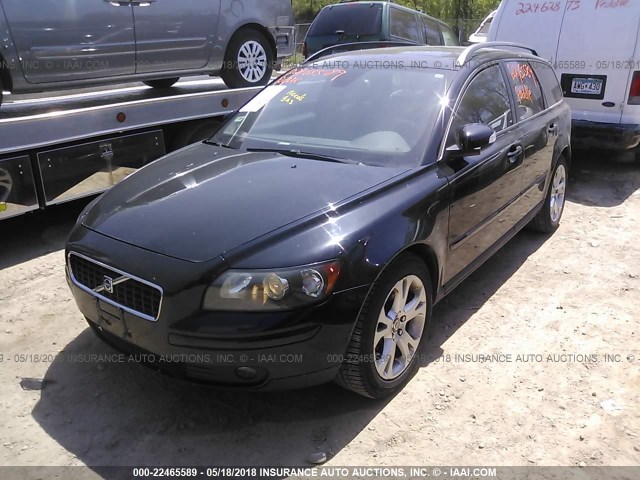 YV1MJ682672323582 - 2007 VOLVO V50 T5 BLACK photo 2