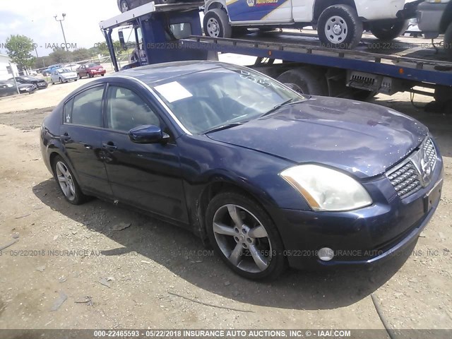 1N4BA41E85C846671 - 2005 NISSAN MAXIMA SE/SL BLUE photo 1