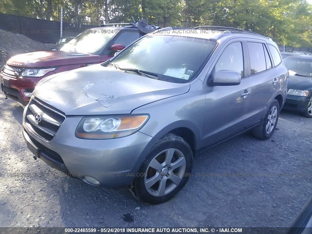 5NMSH73E27H046845 - 2007 HYUNDAI SANTA FE SE/LIMITED GRAY photo 2