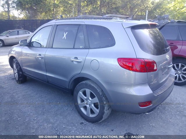 5NMSH73E27H046845 - 2007 HYUNDAI SANTA FE SE/LIMITED GRAY photo 3