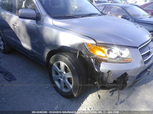 5NMSH73E27H046845 - 2007 HYUNDAI SANTA FE SE/LIMITED GRAY photo 6