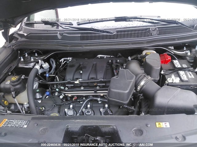 1FM5K7F8XJGA21674 - 2018 FORD EXPLORER LIMITED 灰色 照片 10