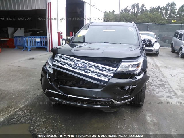 1FM5K7F8XJGA21674 - 2018 FORD EXPLORER LIMITED 灰色 照片 6
