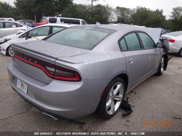 2C3CDXCTXJH234549 - 2018 DODGE CHARGER R/T SILVER photo 4