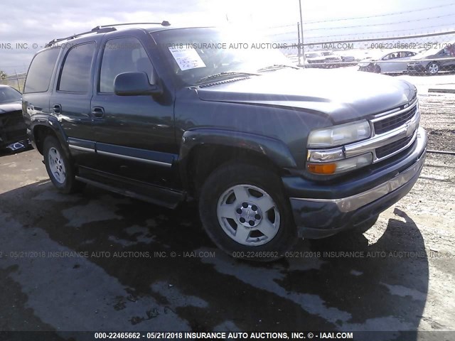 1GNEC13T25R260287 - 2005 CHEVROLET TAHOE C1500 BLUE photo 1