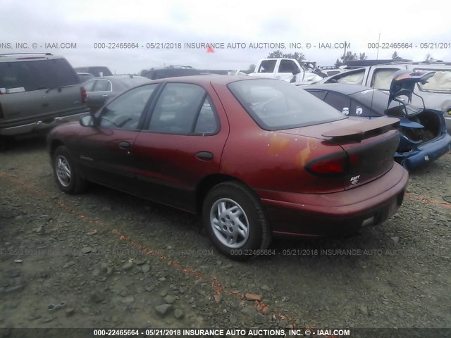 3G2JB5243XS853351 - 1999 PONTIAC SUNFIRE SE RED photo 3