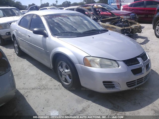 1B3EL46X06N232104 - 2006 DODGE STRATUS SXT SILVER photo 1