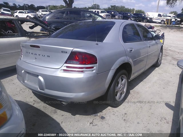 1B3EL46X06N232104 - 2006 DODGE STRATUS SXT SILVER photo 4