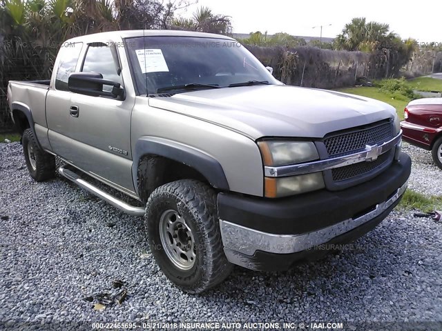 1GCHC29U13E128203 - 2003 CHEVROLET SILVERADO C2500 HEAVY DUTY GOLD photo 1