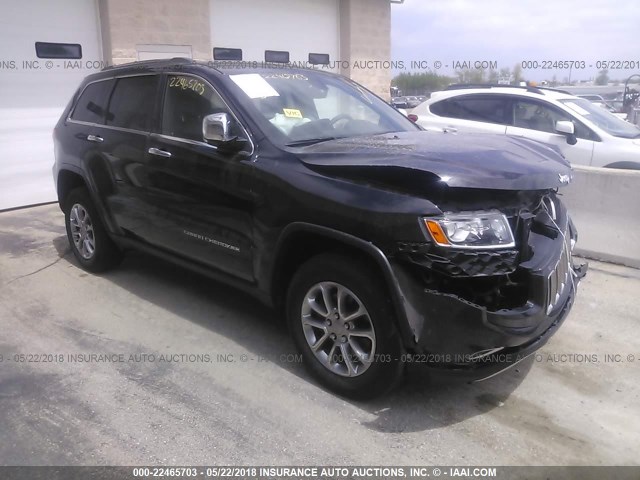 1C4RJFBG7FC142757 - 2015 JEEP GRAND CHEROKEE LIMITED BLACK photo 1