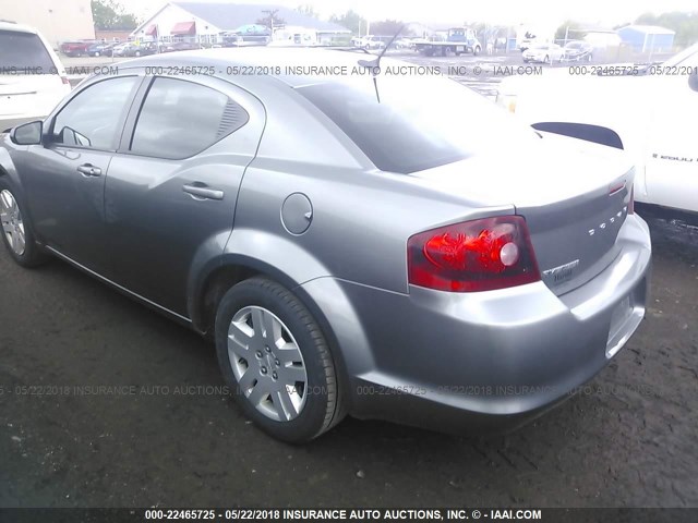 1B3BD4FB0BN606242 - 2011 DODGE AVENGER EXPRESS 灰色 照片 3