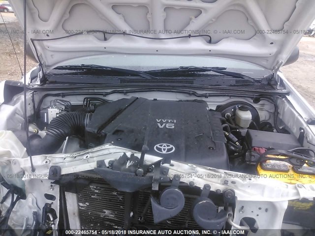 5TEUU42N35Z058083 - 2005 TOYOTA TACOMA ACCESS CAB Weiß Foto 10