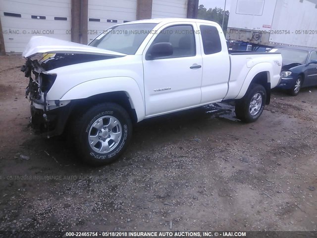 5TEUU42N35Z058083 - 2005 TOYOTA TACOMA ACCESS CAB Weiß Foto 2