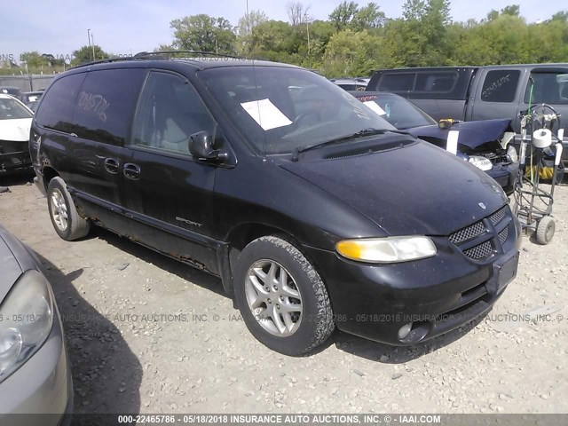 1B4GP44G9YB539674 - 2000 DODGE GRAND CARAVAN SE/SPORT BLACK photo 1