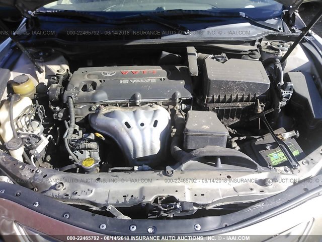 4T1BE46K77U649397 - 2007 TOYOTA CAMRY NEW GENERAT CE/LE/XLE/SE GOLD photo 10