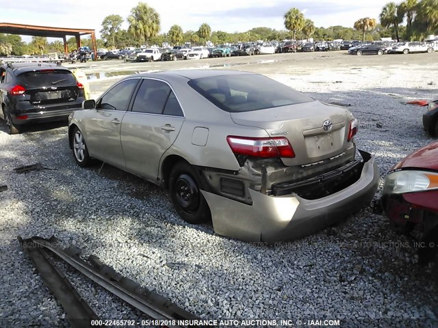 4T1BE46K77U649397 - 2007 TOYOTA CAMRY NEW GENERAT CE/LE/XLE/SE GOLD photo 3