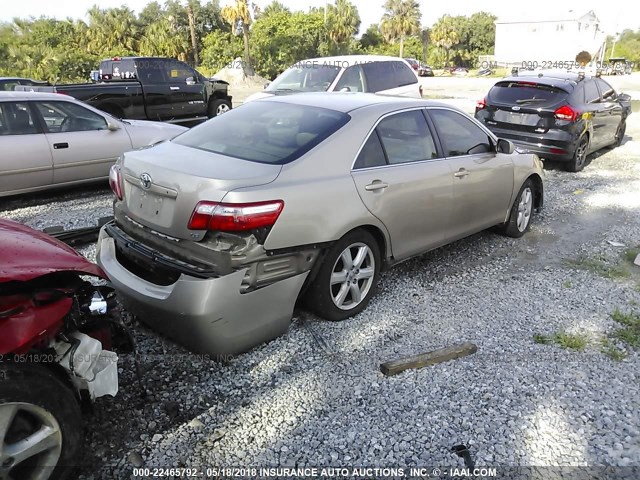 4T1BE46K77U649397 - 2007 TOYOTA CAMRY NEW GENERAT CE/LE/XLE/SE GOLD photo 4