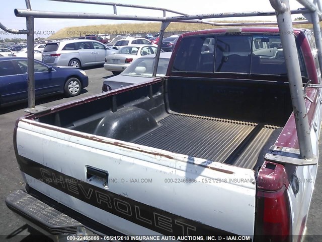 2GTEK19K5M1536401 - 1991 GMC SIERRA K1500 MAROON photo 8