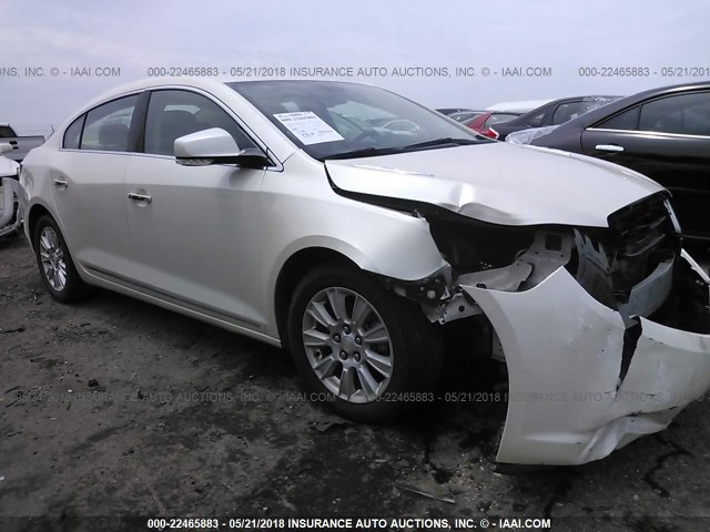 1G4GD5ER2CF370032 - 2012 BUICK LACROSSE PREMIUM WHITE photo 1