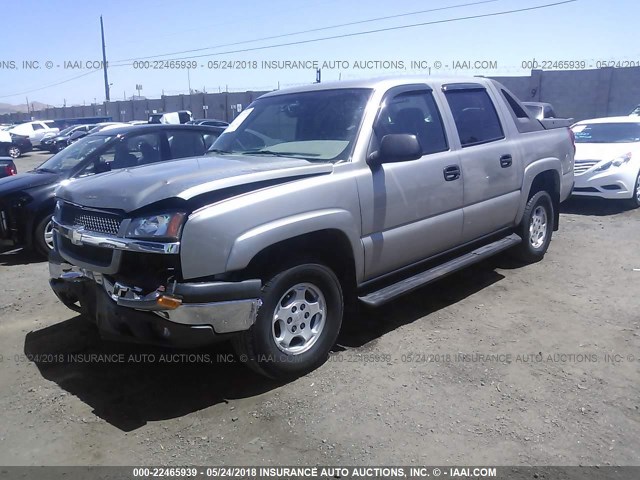 3GNEC13T93G291629 - 2003 CHEVROLET AVALANCHE C1500 TAN photo 2