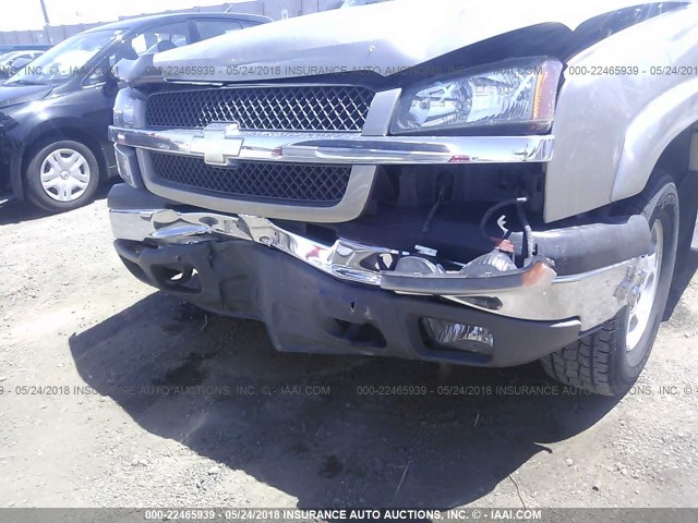 3GNEC13T93G291629 - 2003 CHEVROLET AVALANCHE C1500 TAN photo 6