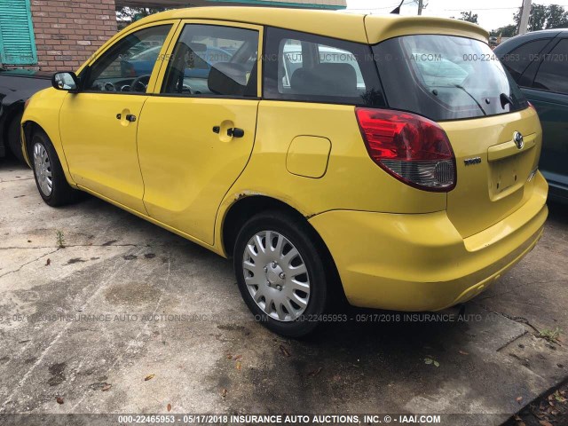 2T1KR32E94C271532 - 2004 TOYOTA COROLLA MATRIX XR YELLOW photo 3