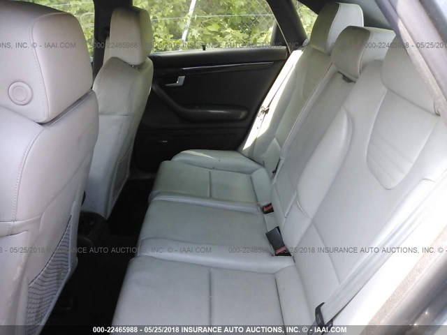 WAUPL68E04A168002 - 2004 AUDI S4 GRAY photo 8