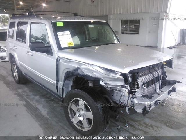 1J4RG4GK0AC158625 - 2010 JEEP COMMANDER SPORT Silber Foto 1