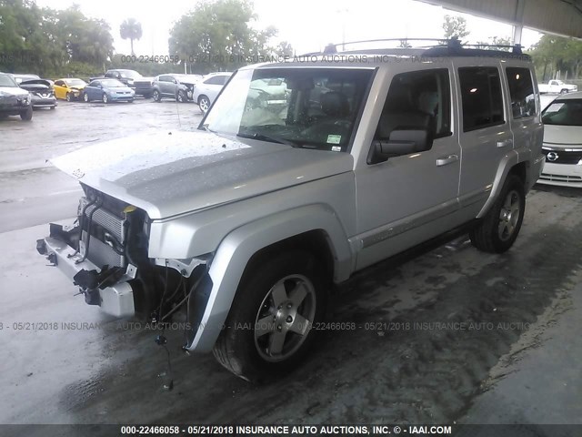 1J4RG4GK0AC158625 - 2010 JEEP COMMANDER SPORT Silber Foto 2
