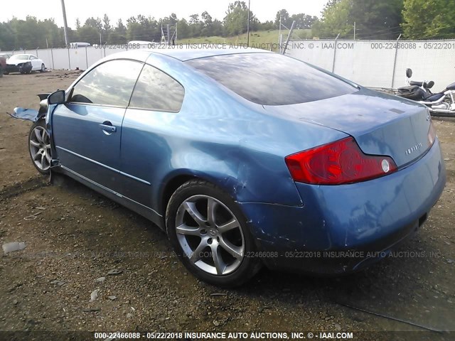 JNKCV54E13M200303 - 2003 INFINITI G35 蓝色 照片 3