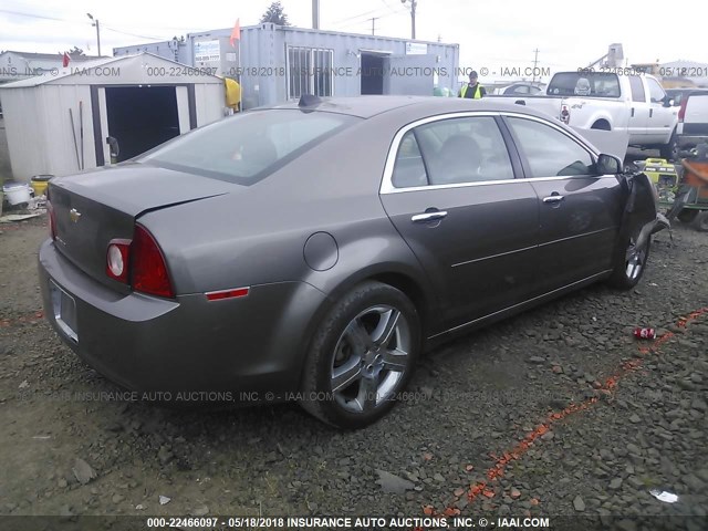 1G1ZC5E03CF195056 - 2012 CHEVROLET MALIBU 1LT 灰色 照片 4