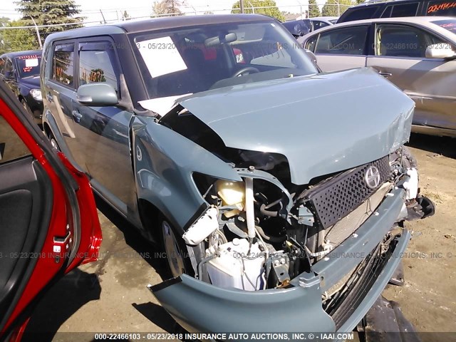 JTLKE50E281005438 - 2008 TOYOTA SCION XB ტურკოუსი ფოტო 1