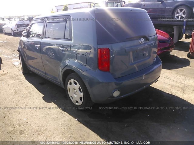 JTLKE50E281005438 - 2008 TOYOTA SCION XB ტურკოუსი ფოტო 3