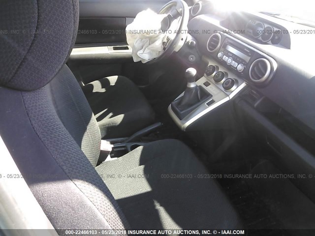 JTLKE50E281005438 - 2008 TOYOTA SCION XB ტურკოუსი ფოტო 5