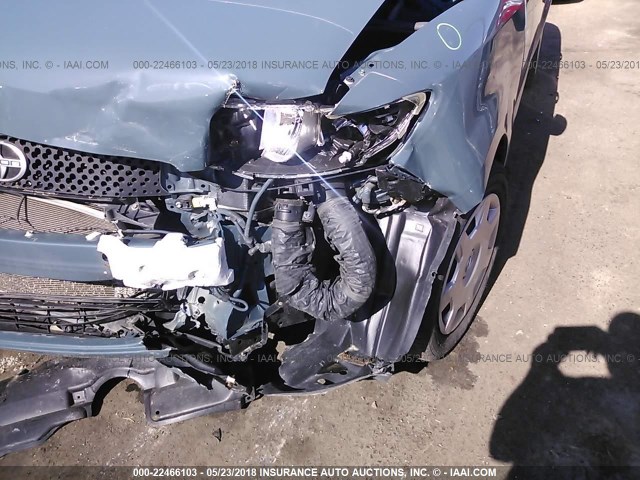 JTLKE50E281005438 - 2008 TOYOTA SCION XB ტურკოუსი ფოტო 6