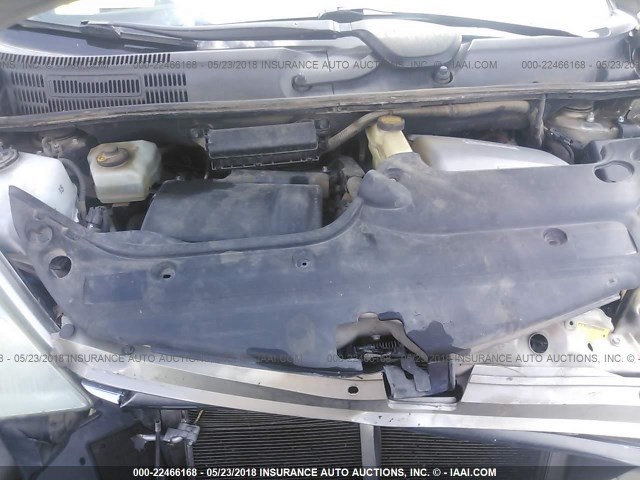 JTDKB22U867533132 - 2006 TOYOTA PRIUS ოქროსფერი ფოტო 10